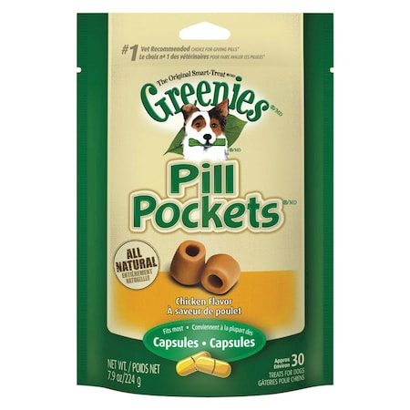 Greenies Greenies Pill Pockets Chicken Treats For Dog 7.9 oz 30 pk 428269